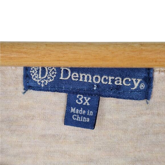 Womens Top‎ 3X Boho Chic Crochet Floral Lace Cottagecore Peasant Sweatshirt - Picture 2 of 6